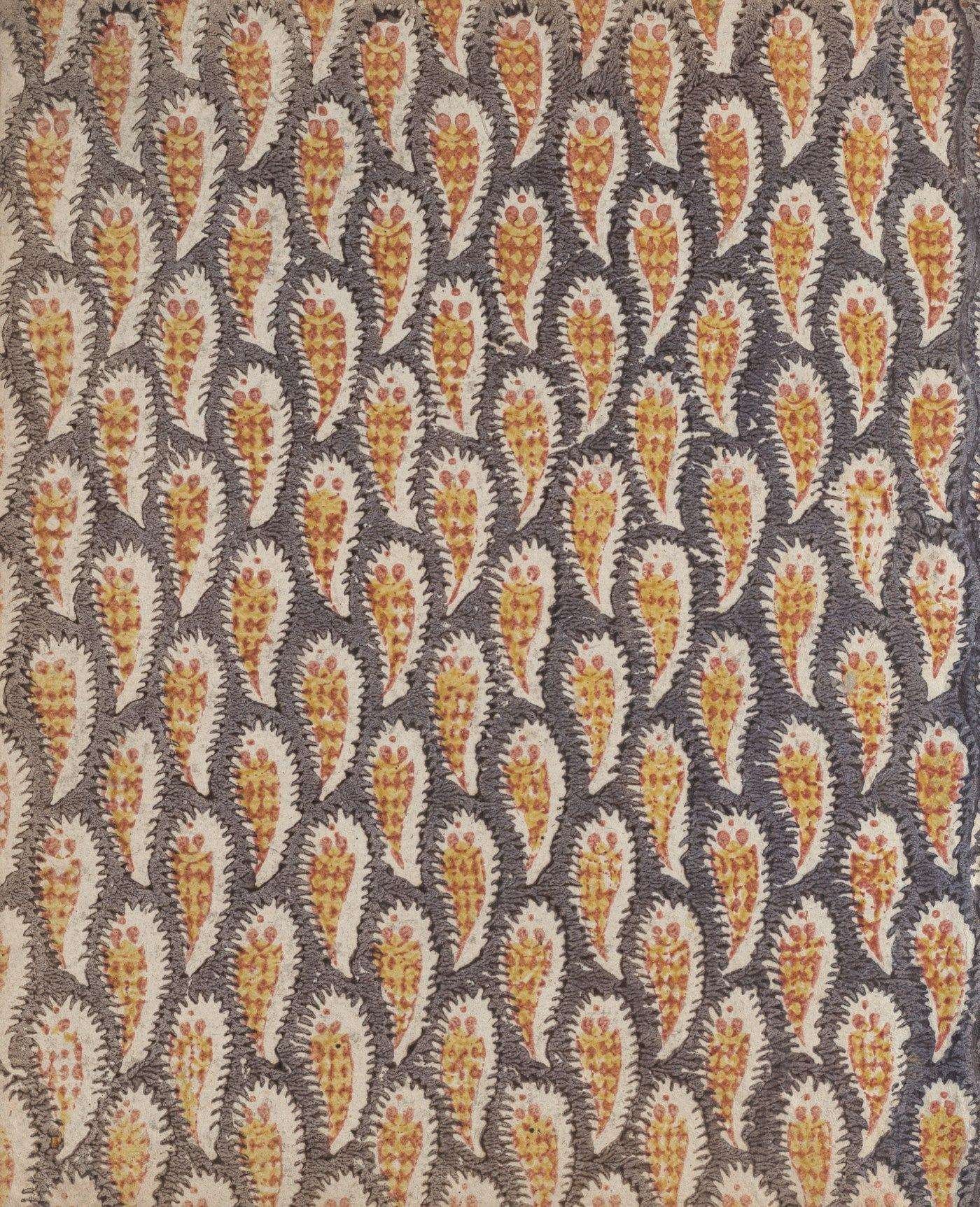 Illustrative image: repeating paisley textile pattern